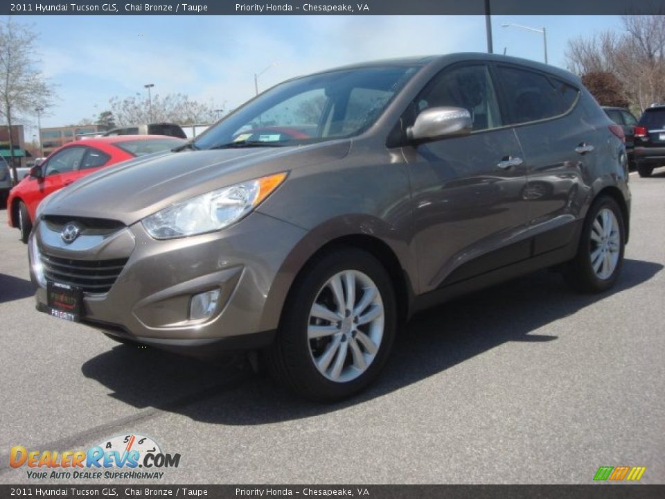 2011 Hyundai Tucson GLS Chai Bronze / Taupe Photo #2