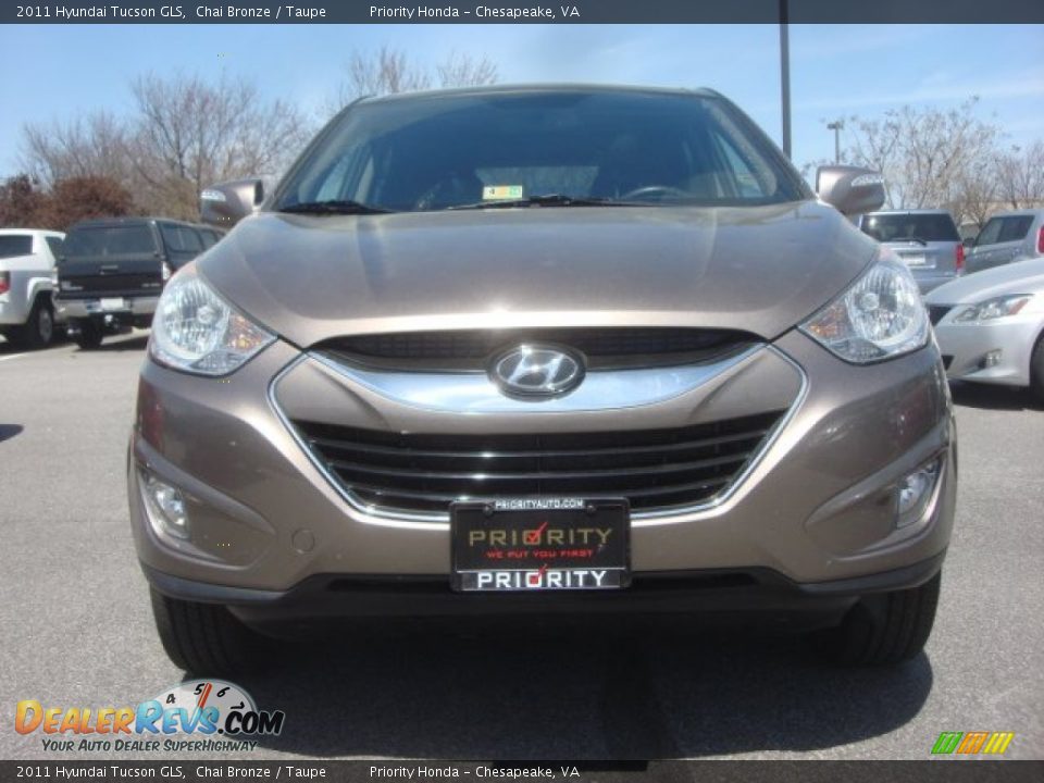 2011 Hyundai Tucson GLS Chai Bronze / Taupe Photo #8