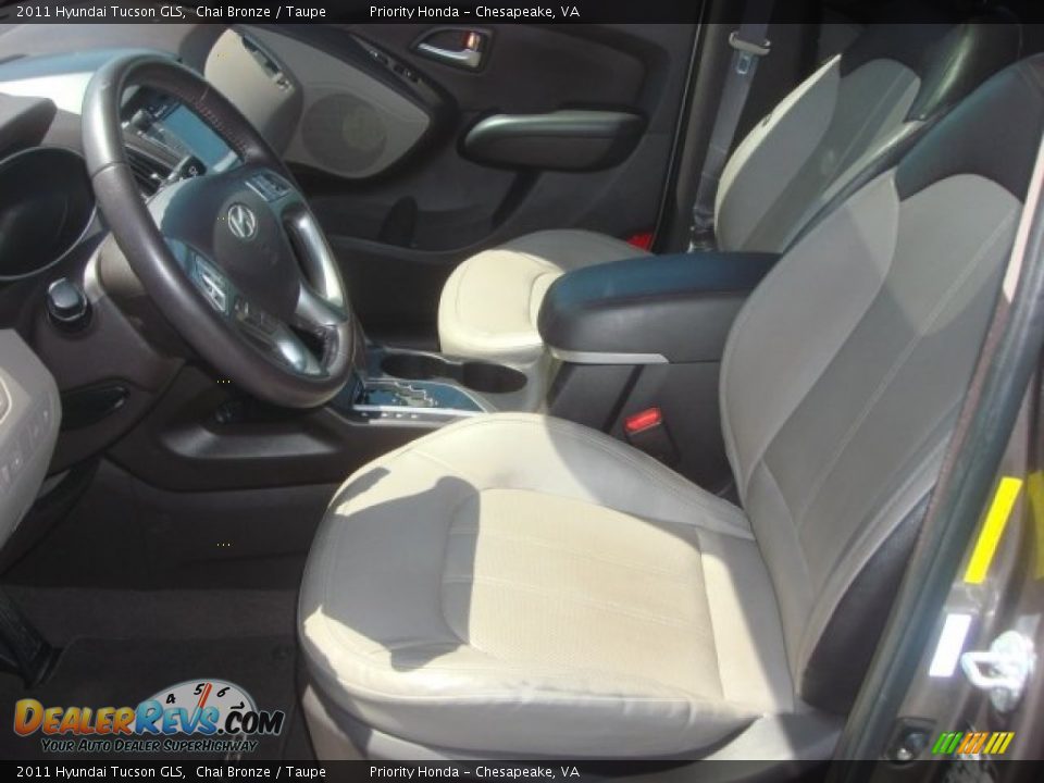 2011 Hyundai Tucson GLS Chai Bronze / Taupe Photo #9