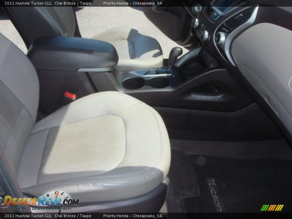 2011 Hyundai Tucson GLS Chai Bronze / Taupe Photo #14