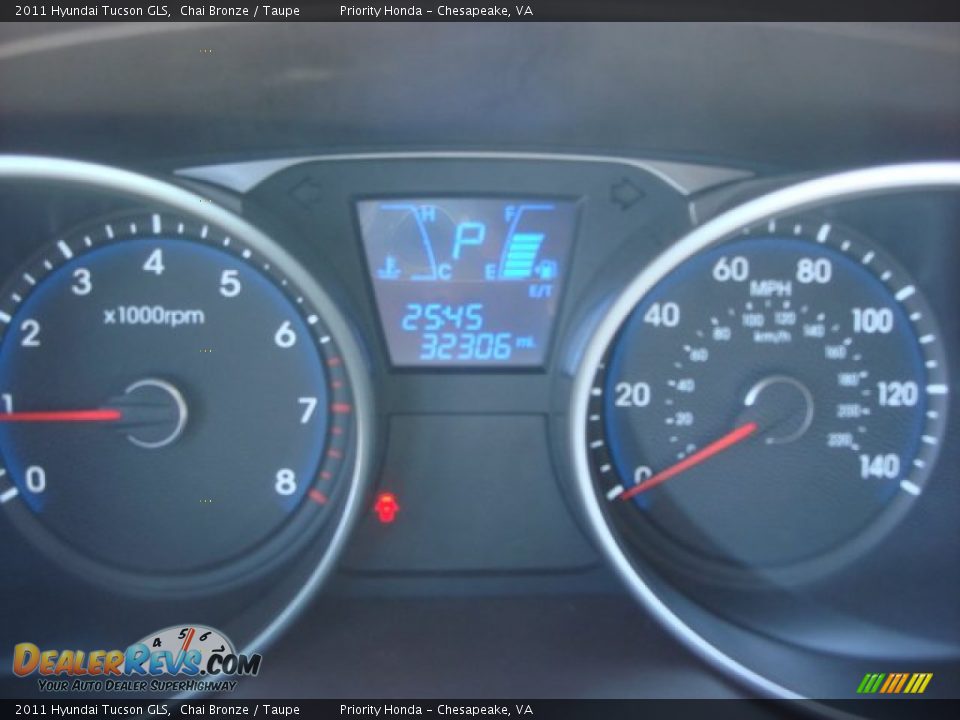 2011 Hyundai Tucson GLS Chai Bronze / Taupe Photo #17