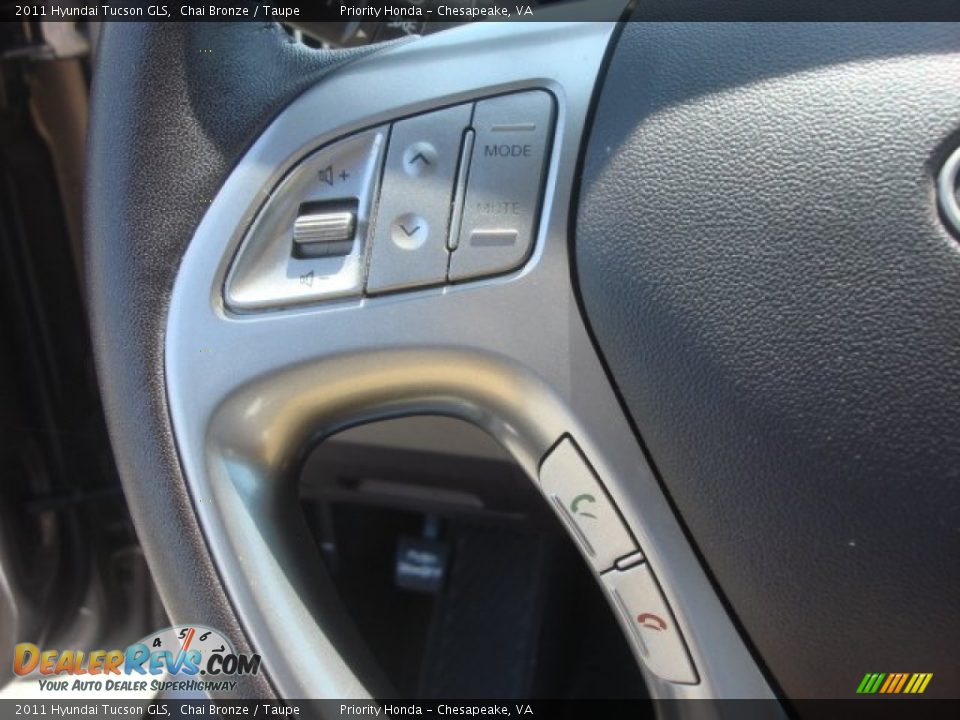 2011 Hyundai Tucson GLS Chai Bronze / Taupe Photo #23
