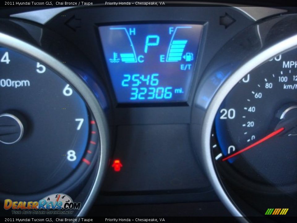 2011 Hyundai Tucson GLS Chai Bronze / Taupe Photo #26