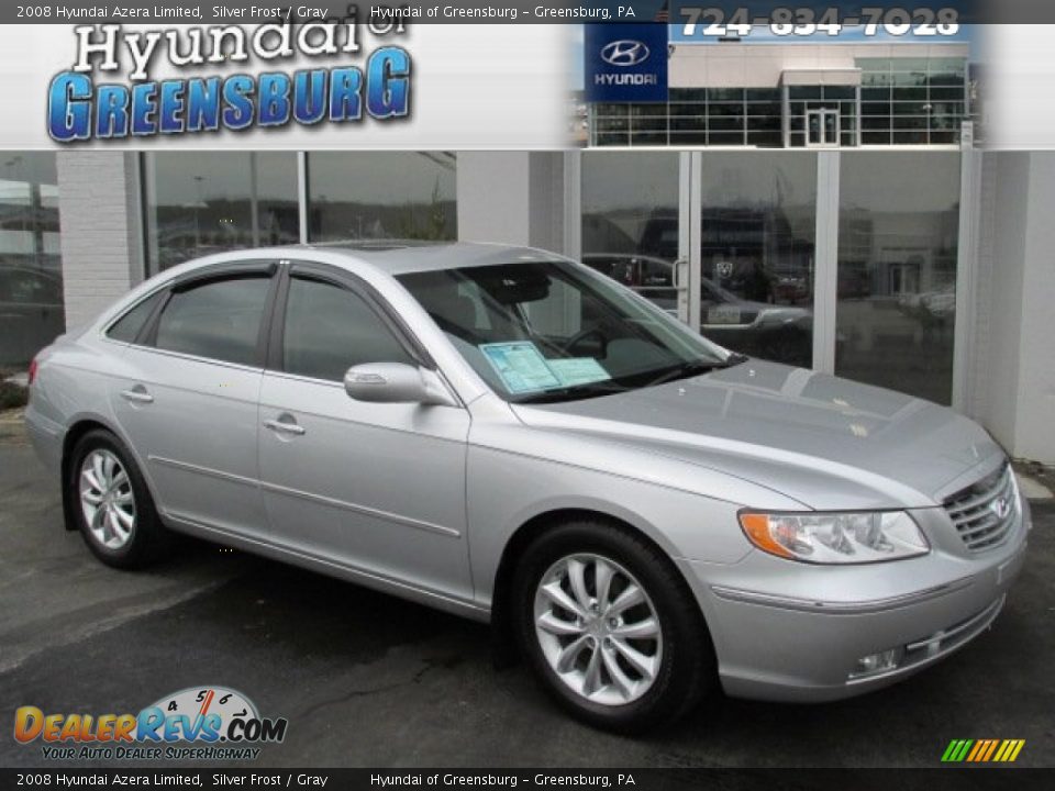 2008 Hyundai Azera Limited Silver Frost / Gray Photo #1