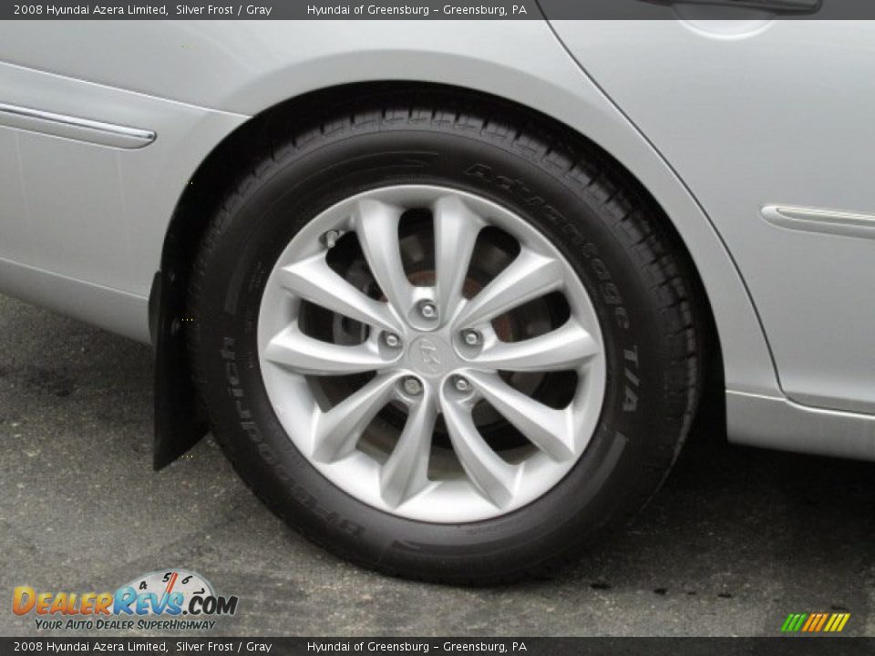 2008 Hyundai Azera Limited Silver Frost / Gray Photo #3