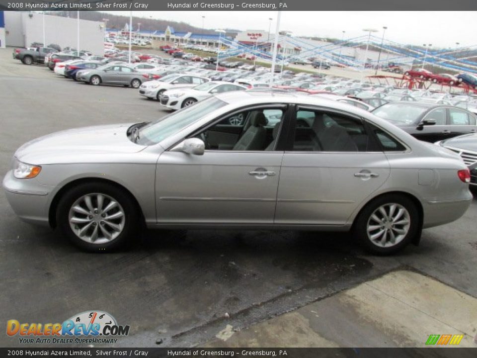 2008 Hyundai Azera Limited Silver Frost / Gray Photo #7