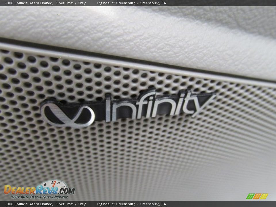 2008 Hyundai Azera Limited Silver Frost / Gray Photo #16
