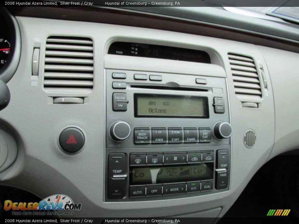 2008 Hyundai Azera Limited Silver Frost / Gray Photo #17