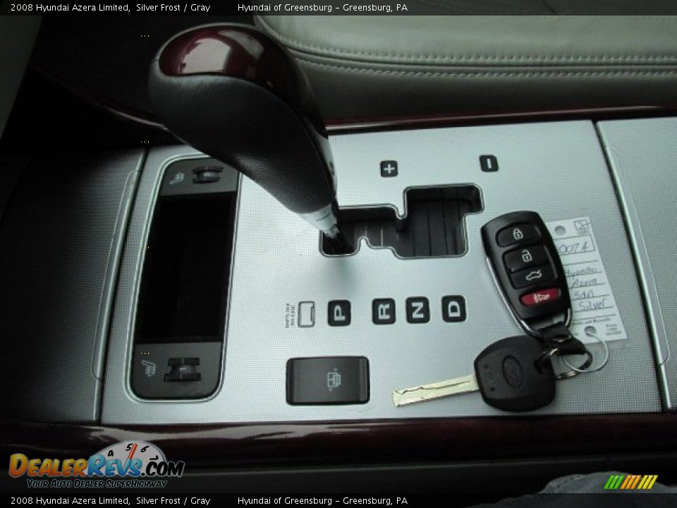 2008 Hyundai Azera Limited Silver Frost / Gray Photo #18