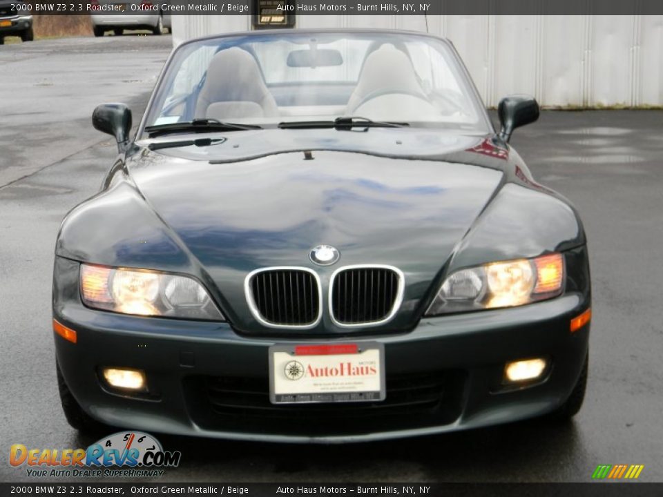 2000 BMW Z3 2.3 Roadster Oxford Green Metallic / Beige Photo #4