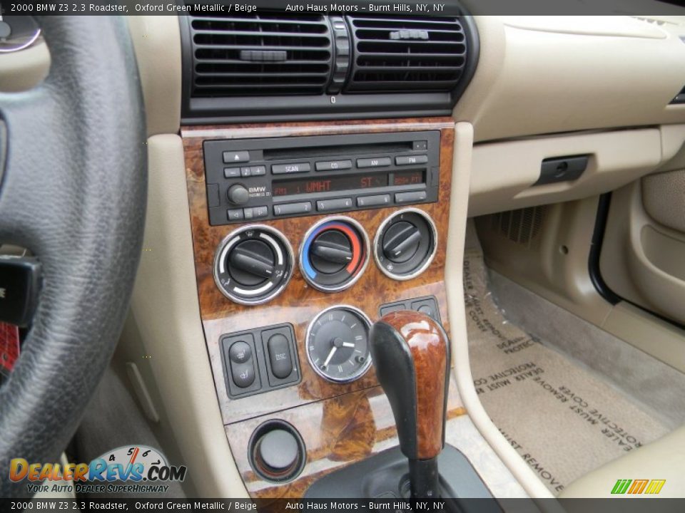2000 BMW Z3 2.3 Roadster Oxford Green Metallic / Beige Photo #14