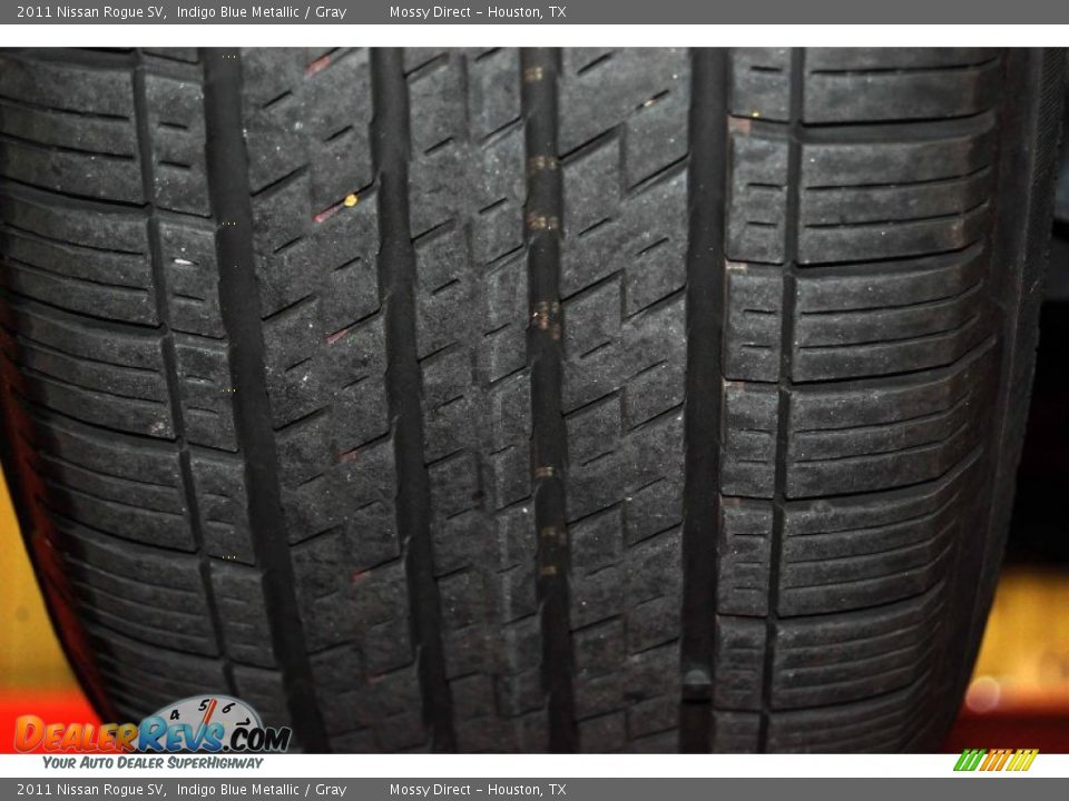2011 Nissan Rogue SV Indigo Blue Metallic / Gray Photo #7