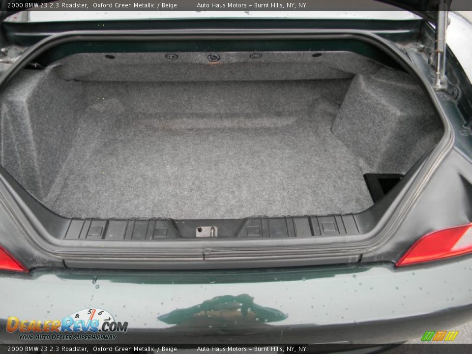 2000 BMW Z3 2.3 Roadster Oxford Green Metallic / Beige Photo #19