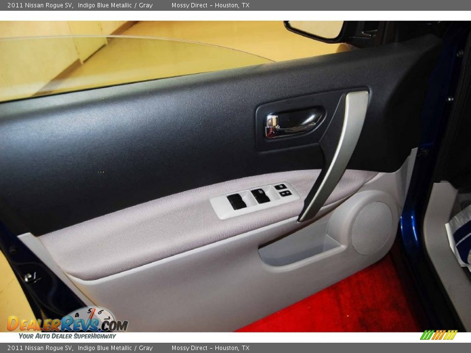 2011 Nissan Rogue SV Indigo Blue Metallic / Gray Photo #9