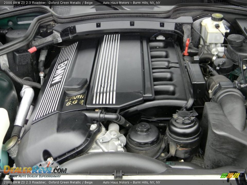 2000 BMW Z3 2.3 Roadster Oxford Green Metallic / Beige Photo #21