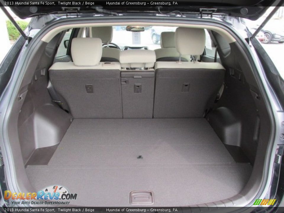 2013 Hyundai Santa Fe Sport Twilight Black / Beige Photo #21