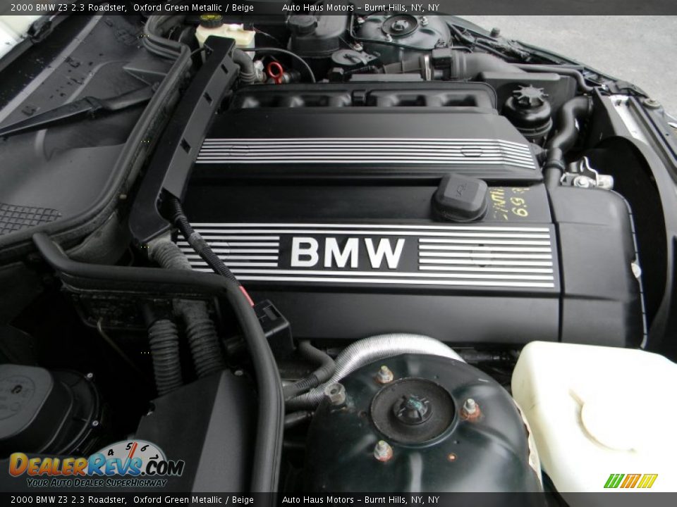 2000 BMW Z3 2.3 Roadster Oxford Green Metallic / Beige Photo #22