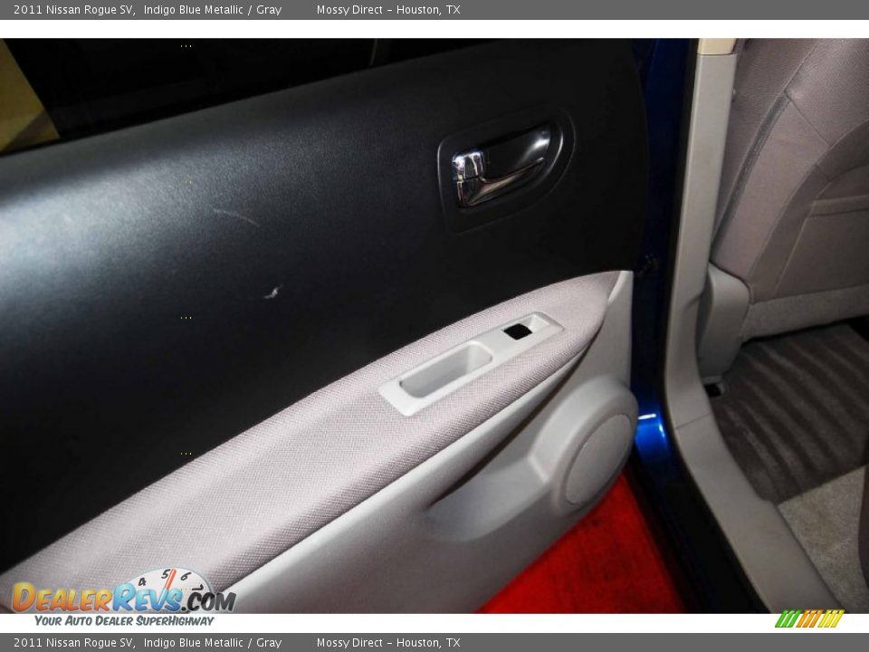 2011 Nissan Rogue SV Indigo Blue Metallic / Gray Photo #13