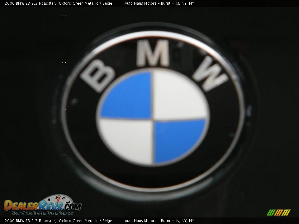 2000 BMW Z3 2.3 Roadster Oxford Green Metallic / Beige Photo #26