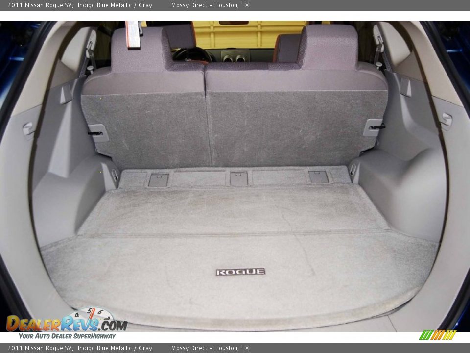 2011 Nissan Rogue SV Indigo Blue Metallic / Gray Photo #15