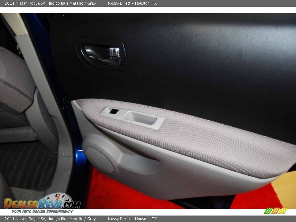 2011 Nissan Rogue SV Indigo Blue Metallic / Gray Photo #16