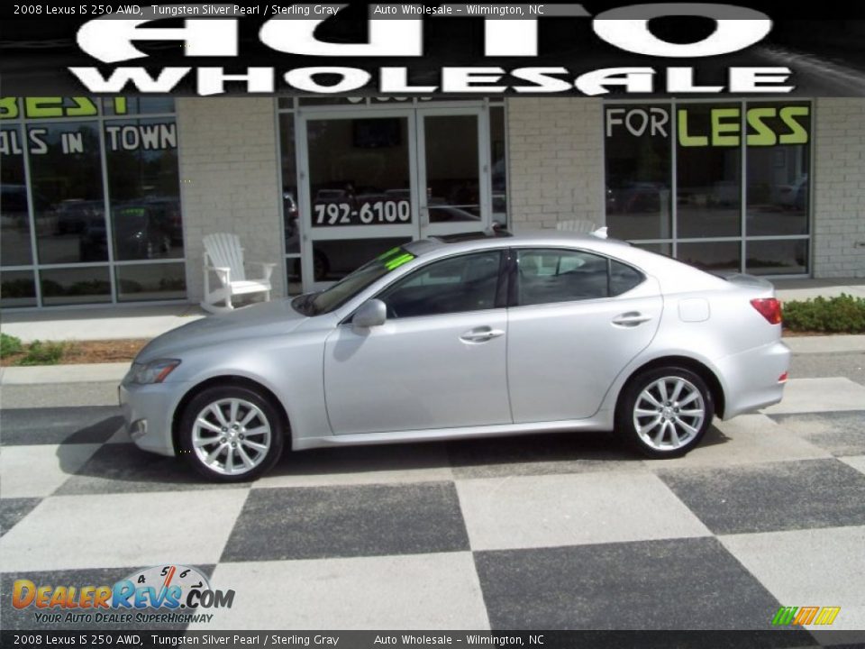 2008 Lexus IS 250 AWD Tungsten Silver Pearl / Sterling Gray Photo #1