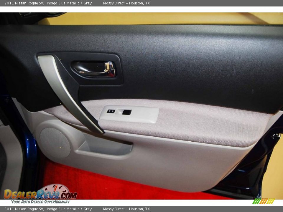 2011 Nissan Rogue SV Indigo Blue Metallic / Gray Photo #18
