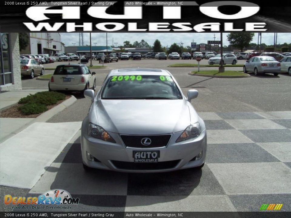 2008 Lexus IS 250 AWD Tungsten Silver Pearl / Sterling Gray Photo #2