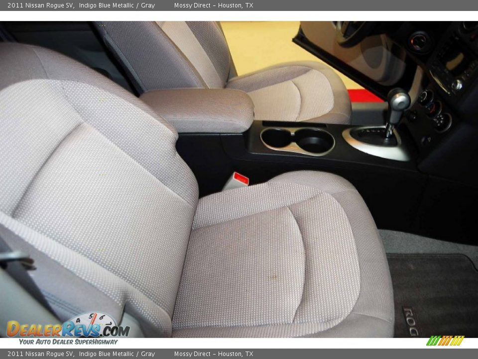 2011 Nissan Rogue SV Indigo Blue Metallic / Gray Photo #19