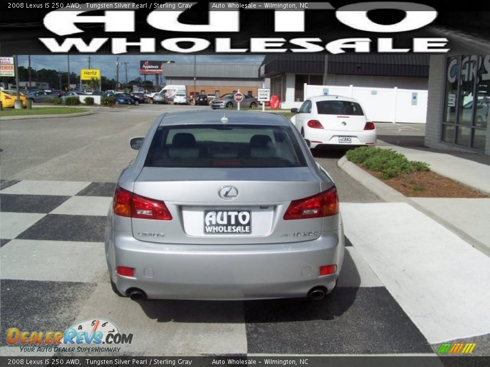2008 Lexus IS 250 AWD Tungsten Silver Pearl / Sterling Gray Photo #3