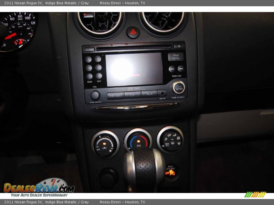 2011 Nissan Rogue SV Indigo Blue Metallic / Gray Photo #22