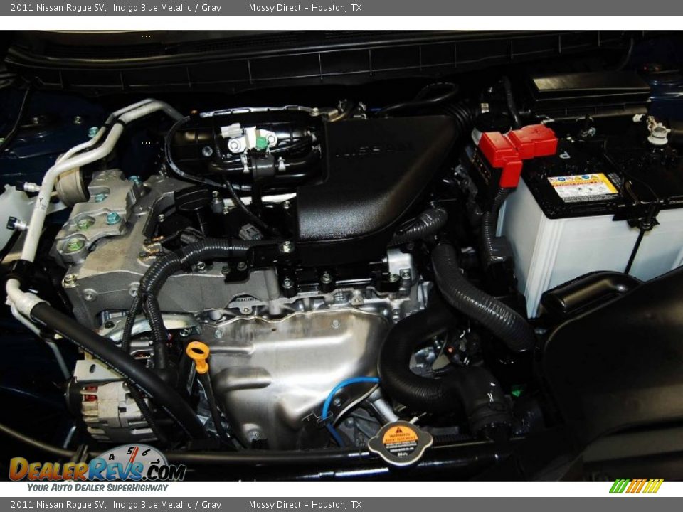 2011 Nissan Rogue SV Indigo Blue Metallic / Gray Photo #25