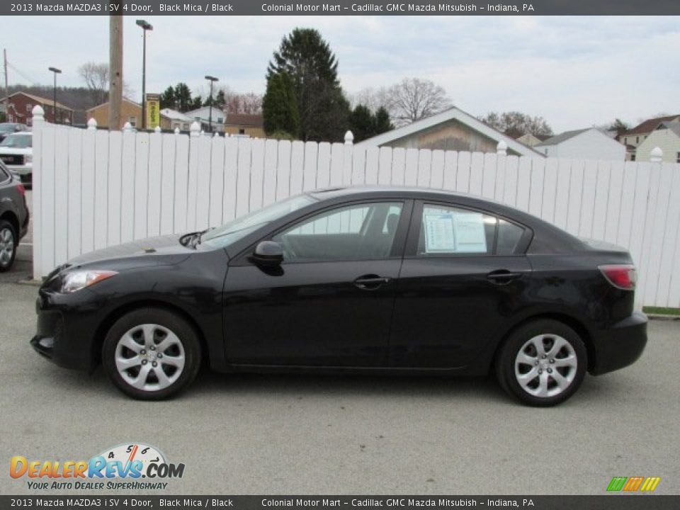 Black Mica 2013 Mazda MAZDA3 i SV 4 Door Photo #2