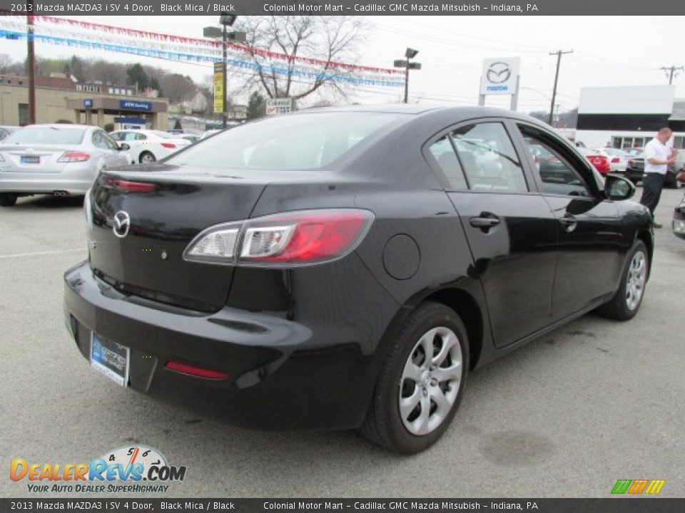 2013 Mazda MAZDA3 i SV 4 Door Black Mica / Black Photo #6