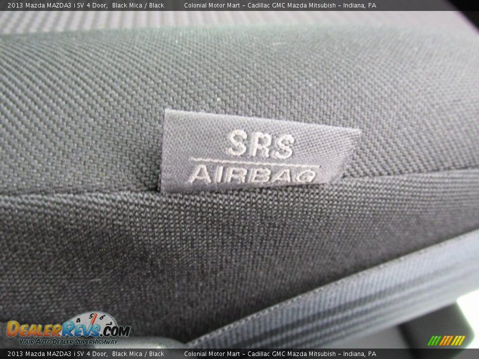 2013 Mazda MAZDA3 i SV 4 Door Black Mica / Black Photo #14