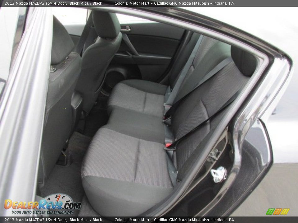 2013 Mazda MAZDA3 i SV 4 Door Black Mica / Black Photo #18