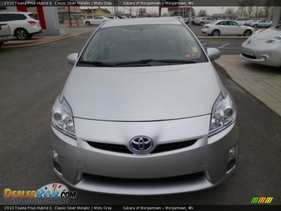 2010 Toyota Prius Hybrid II Classic Silver Metallic / Misty Gray Photo #2