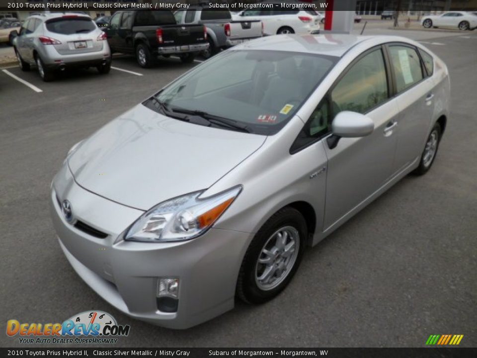 2010 Toyota Prius Hybrid II Classic Silver Metallic / Misty Gray Photo #3