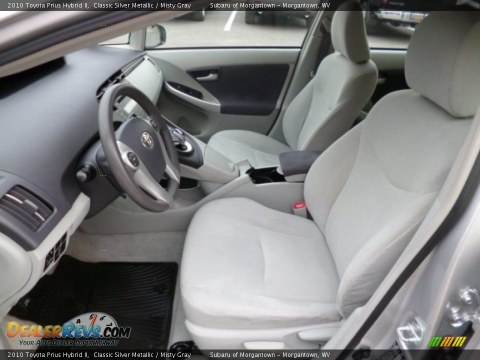 2010 Toyota Prius Hybrid II Classic Silver Metallic / Misty Gray Photo #7