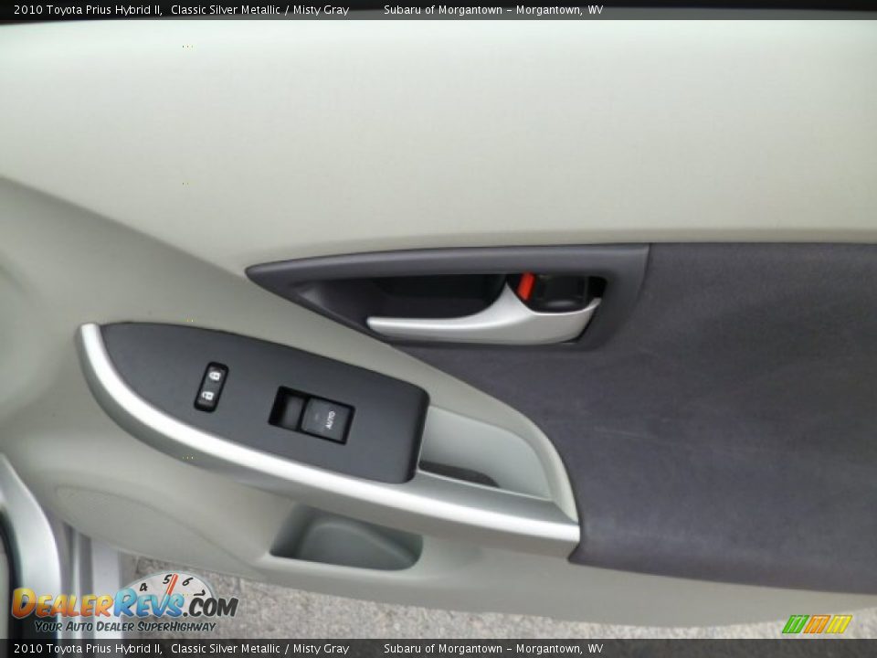 2010 Toyota Prius Hybrid II Classic Silver Metallic / Misty Gray Photo #14