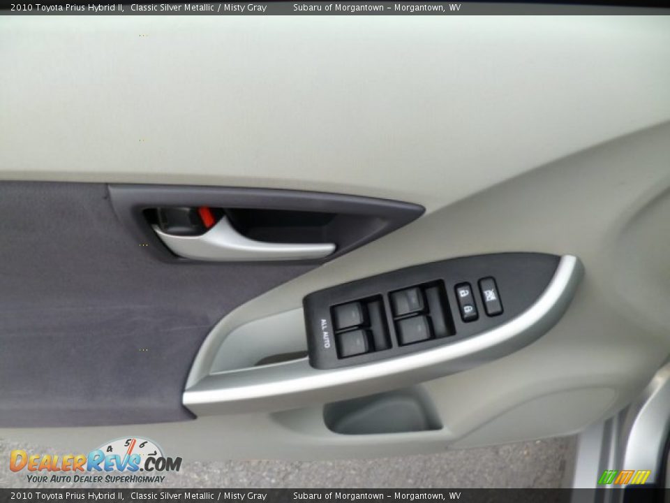 2010 Toyota Prius Hybrid II Classic Silver Metallic / Misty Gray Photo #18