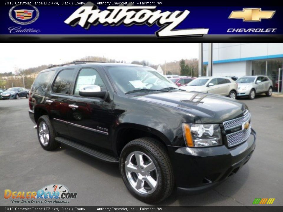 2013 Chevrolet Tahoe LTZ 4x4 Black / Ebony Photo #1