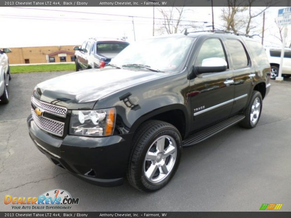 2013 Chevrolet Tahoe LTZ 4x4 Black / Ebony Photo #3