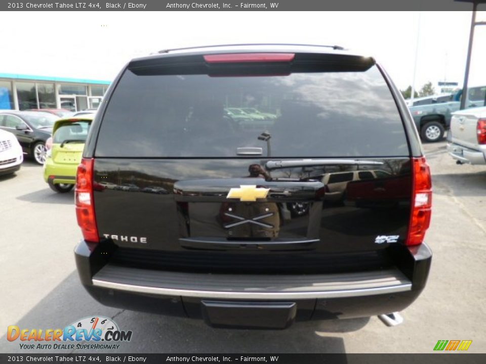 2013 Chevrolet Tahoe LTZ 4x4 Black / Ebony Photo #5
