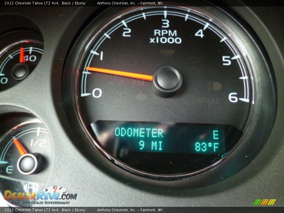 2013 Chevrolet Tahoe LTZ 4x4 Black / Ebony Photo #20