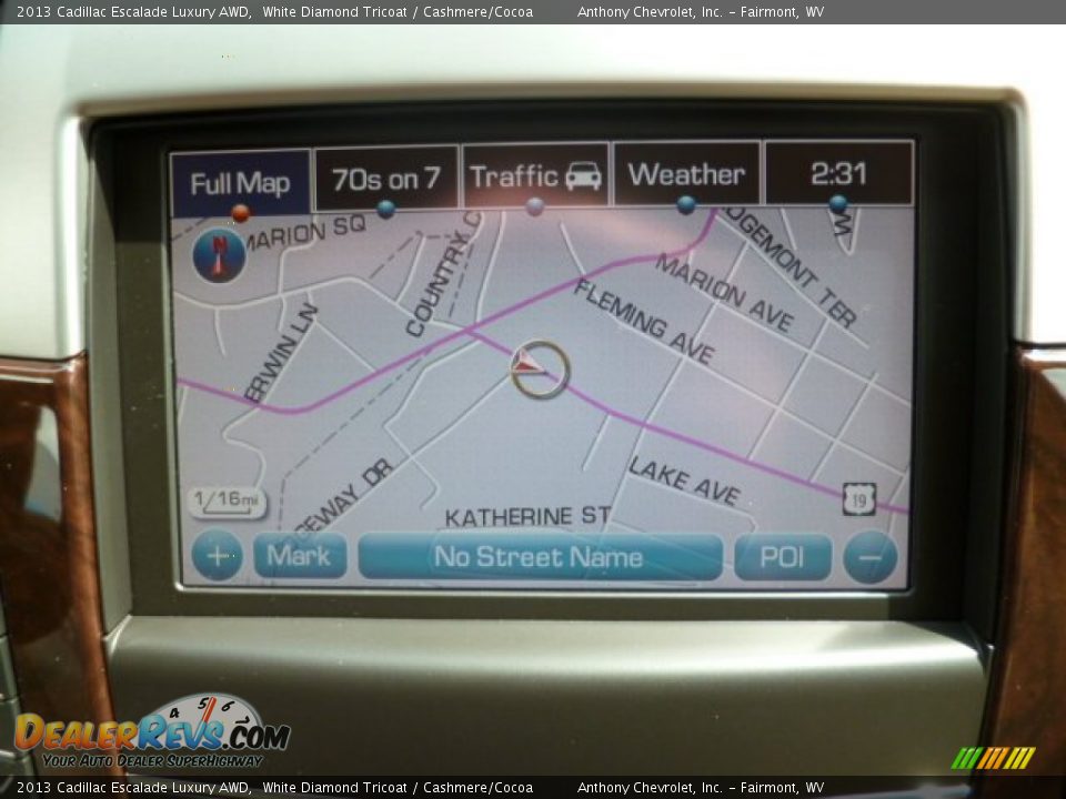 2013 Cadillac Escalade Luxury AWD White Diamond Tricoat / Cashmere/Cocoa Photo #19