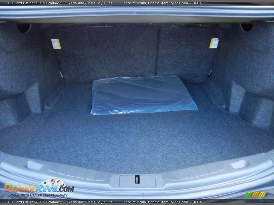 2013 Ford Fusion SE 1.6 EcoBoost Tuxedo Black Metallic / Dune Photo #11