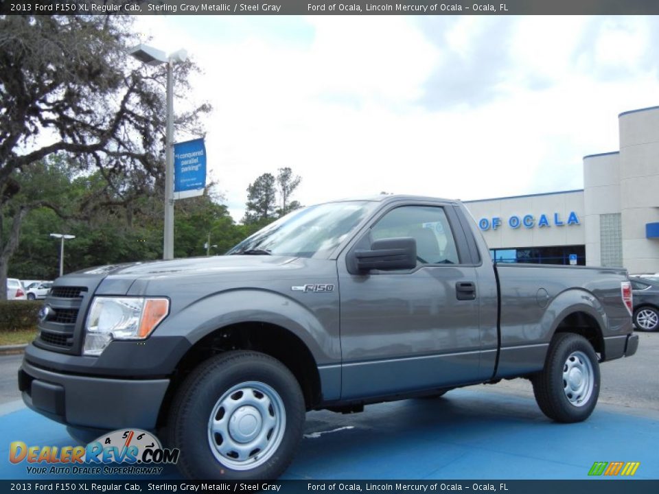 2013 Ford F150 XL Regular Cab Sterling Gray Metallic / Steel Gray Photo #1