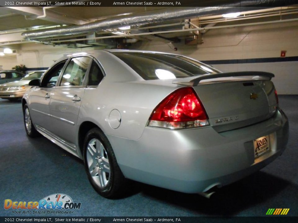 2012 Chevrolet Impala LT Silver Ice Metallic / Ebony Photo #7