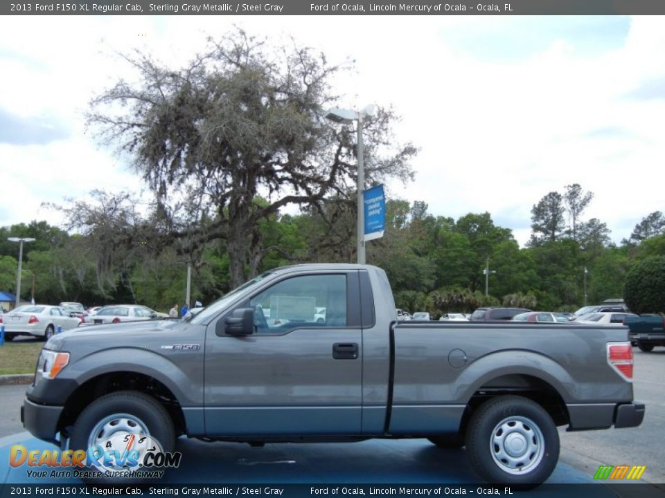 2013 Ford F150 XL Regular Cab Sterling Gray Metallic / Steel Gray Photo #2